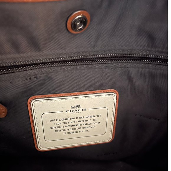 Coach Calf Leather Backpack for Men or Women